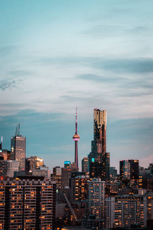 Cn Tower Toronto Skyline Wallpaper