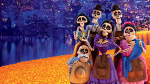 Coco Skeleton Rivera Family Wallpaper