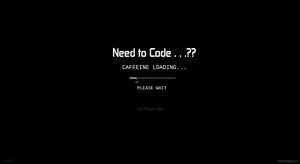 Coder And Caffeine Wallpaper