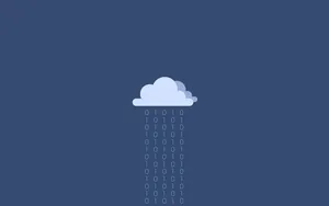 Coder Binary Cloud Wallpaper