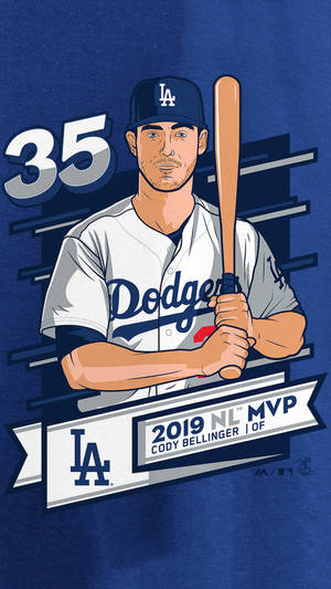 Cody Bellinger Digital Art Wallpaper