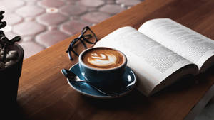 Coffee Latte Art For Morning Glory Wallpaper