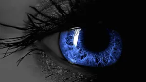 Cold Blue Eye Closeup Wallpaper