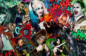 Collage Art Suicide Squad Wallpaper