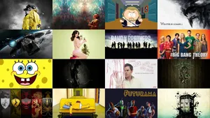 Collage Of American Tv Shows Wallpaper