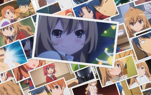 Collage Of Toradora Characters Wallpaper