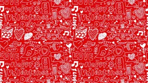 Collage Valentines Desktop Wallpaper