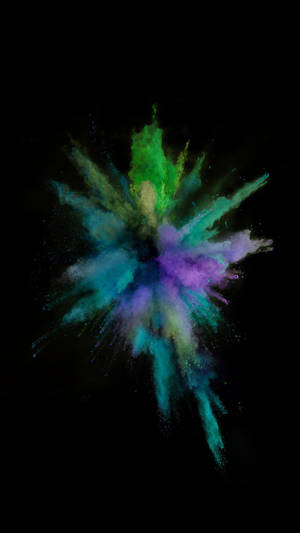 Color Explosion Ios 16 Wallpaper