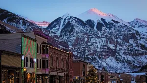 Colorado Avenue In Telluride Photography Wallpaper