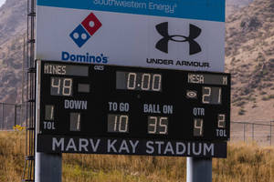 Colorado School Of Mines Scoreboard Wallpaper