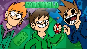 Download free Tiny Eddsworld Tord Minimal Background Wallpaper 