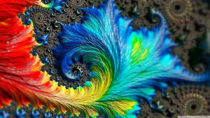 Colorful 3d Swirls Wallpaper