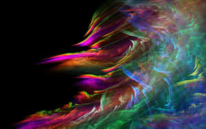 Colorful Abstract Dark Desktop Wallpaper