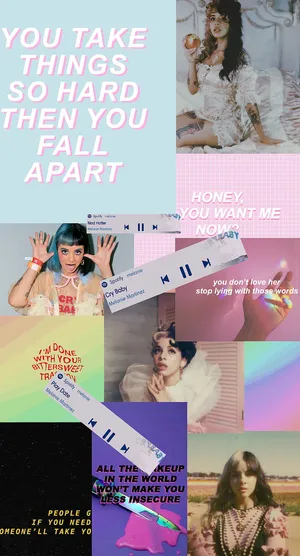 Colorful Aesthetic With Melanie Martinez Wallpaper
