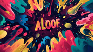 Colorful Aloof Explosion Graphic Wallpaper