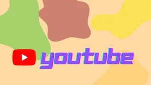Colorful Blobs And Youtube Logo Wallpaper