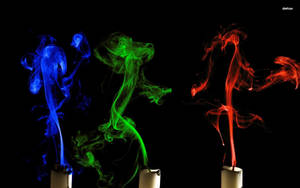 Colorful Candles Color Full Hd Wallpaper