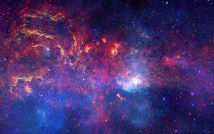 Colorful Constellations On Aesthetic Galaxy Wallpaper