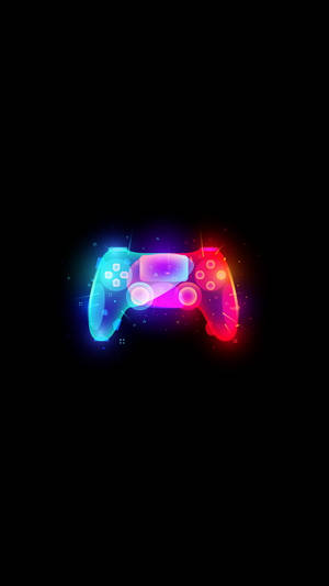 Colorful Controller Gamer Logo Wallpaper