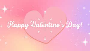 Colorful Cute Valentines Greeting Digital Illustration Wallpaper