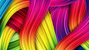 Colorful Digital Yarn Wallpaper
