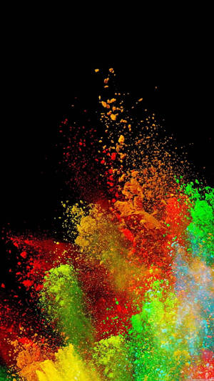 Colorful Dust On Samsung Full Hd Wallpaper