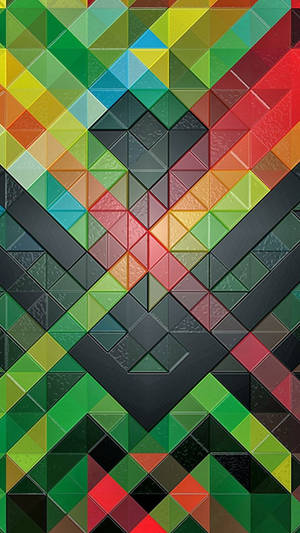 Colorful Geometric Textures Cool Android Wallpaper