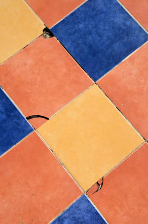 Colorful Geometric Tiles Wallpaper