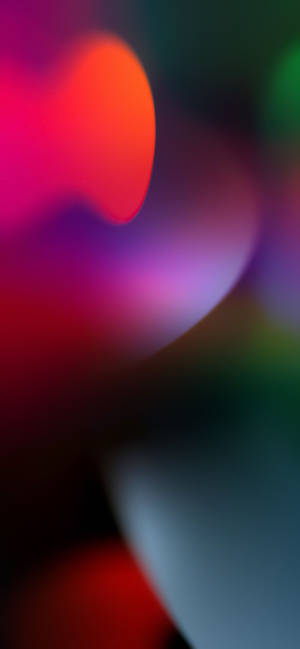 Colorful Holographic Ios 16 Wallpaper