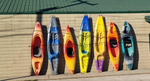 Colorful Kayak Screensavers Wallpaper