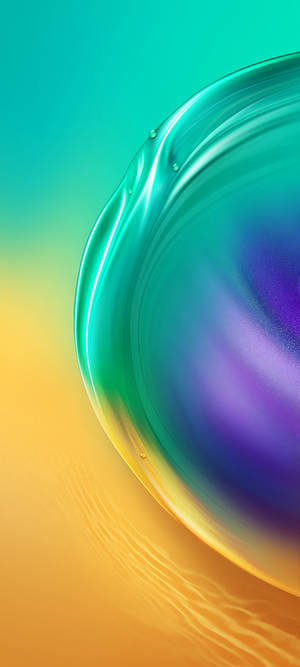 Colorful Liquid Blob On Samsung Full Hd Wallpaper