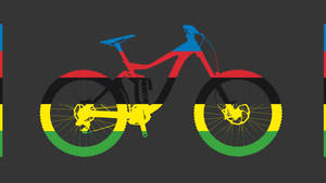 Colorful Mountain Bike Wallpaper