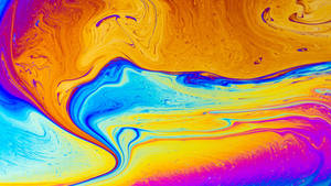 Colorful Moving Fluid Imac 4k Wallpaper