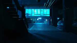 Colorful Neon Lights Starring The Tokyo Skyline Wallpaper