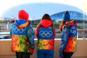 Colorful Olympics Jackets Wallpaper