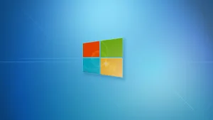 Colorful Original Windows Blue Gradient Wallpaper