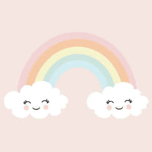 Colorful Pastel Rainbow Wallpaper