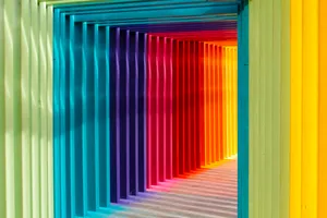 Colorful Pathway Wallpaper