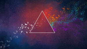 Colorful Prism Butterfly Wallpaper