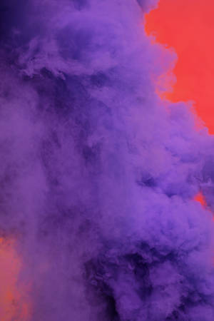Colorful Purple Smoke Wallpaper