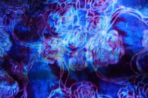 Colorful Purple Tie-dye Fabric Wallpaper