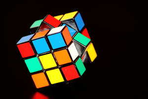 Colorful Rubik's Cube Wallpaper