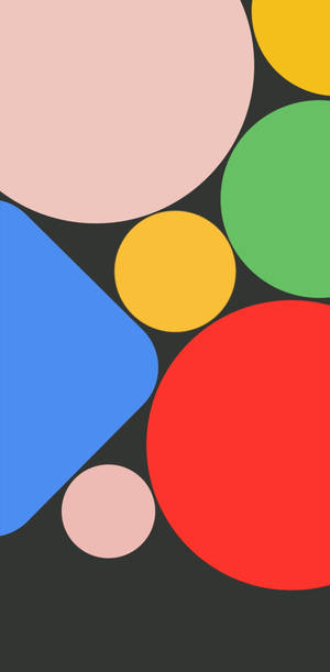 Colorful Shapes Google Pixel 4 Background Wallpaper