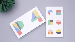 Colorful Shapes Pixel Art Wallpaper