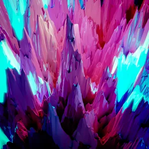 Colorful Sharp Rock Wallpaper