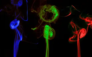 Colorful Smoke Abstract Wallpaper
