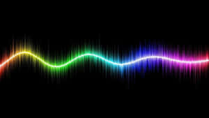 Colorful Sound Wave Spectrum Wallpaper