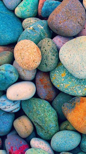 Colorful Stones Whatsapp Chat Wallpaper