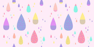 Colorful Tears Inspired Art Design Wallpaper