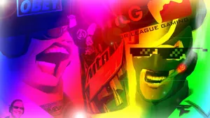 Colorful Trippy Dank Meme Wallpaper